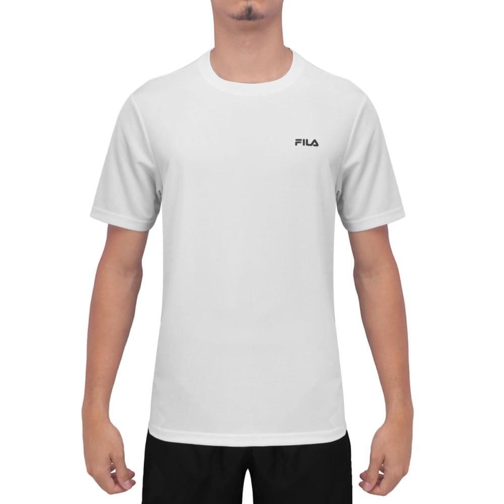 Camiseta Fila Myler Branca e Preta