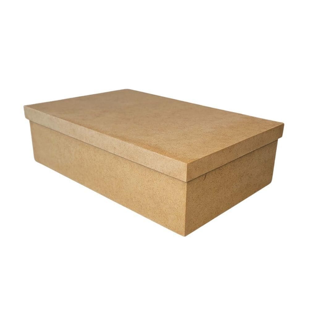 Caixa 100% Mdf Cru (31x19,5x09) Mdf Cru
