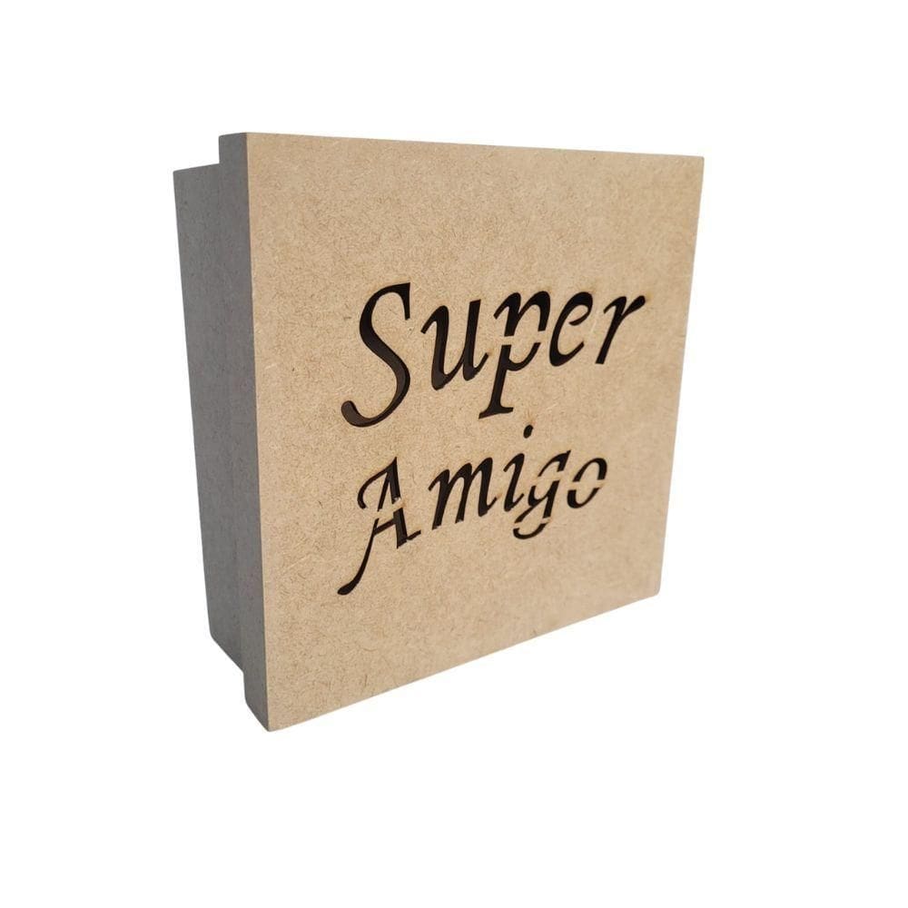 Caixas Personalizadas 100% Mdf Cru (17x17x07) Super Amigo