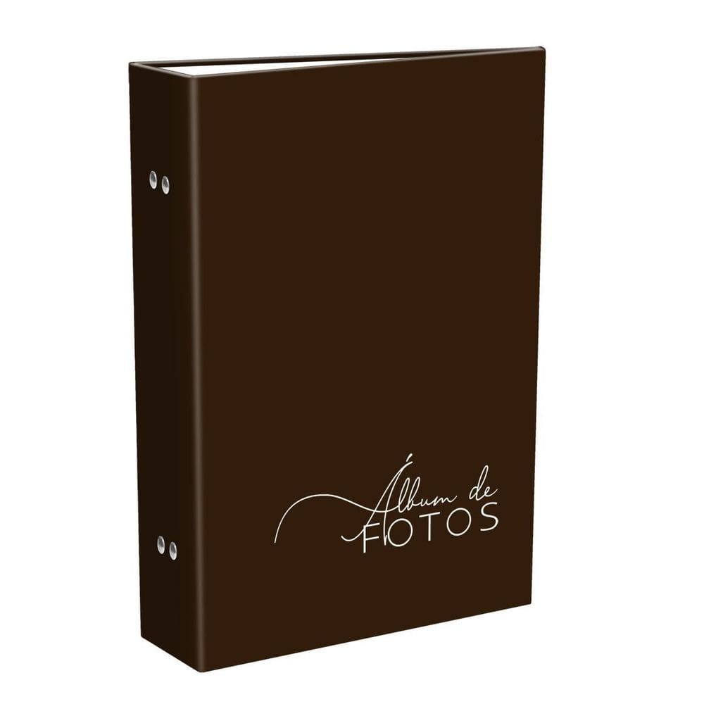 Album fotográfico 200 fotos 10x15 marrom vintage coleção