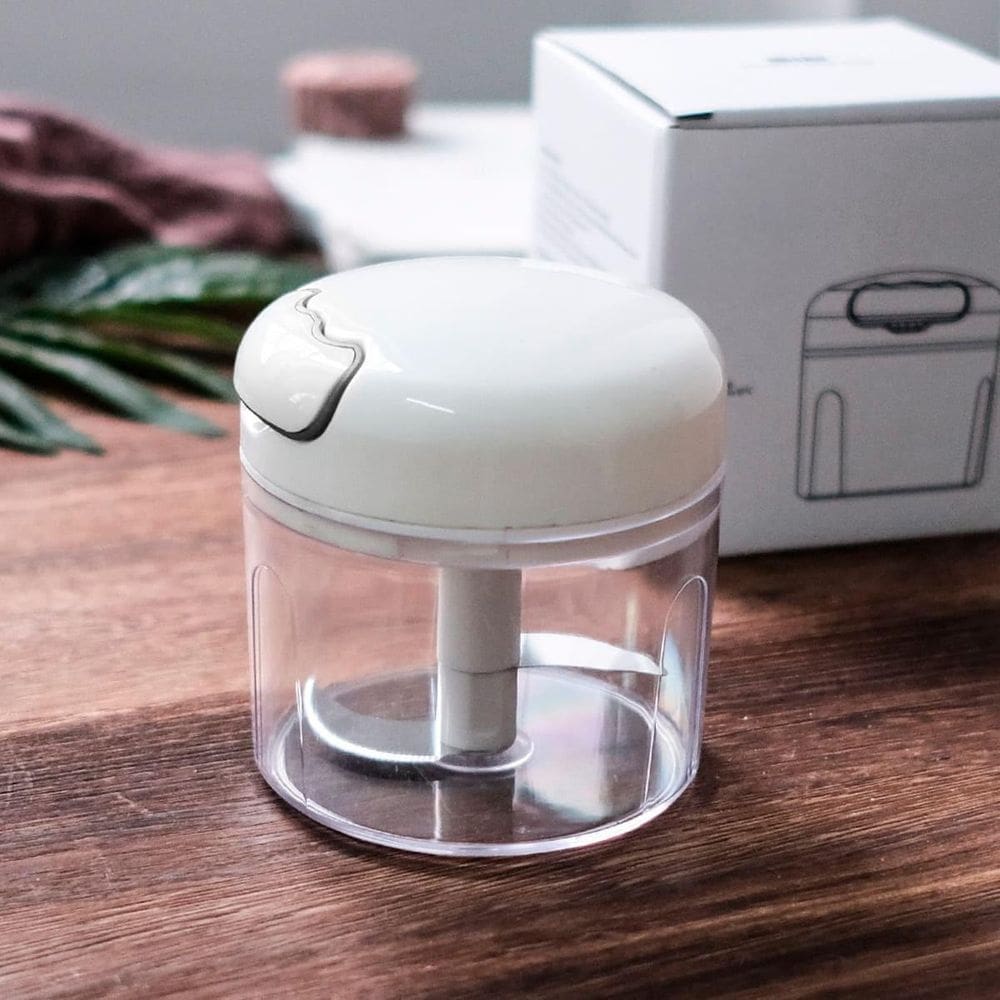 Mini Processador Triturador De Alimentos Manual 2 Lâminas