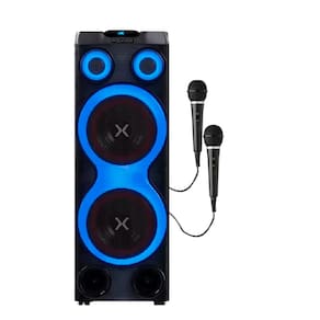 Caixa de Som Polyvox XT-2212T Mesa Equalizadora BT LED 2500W-2 MiC