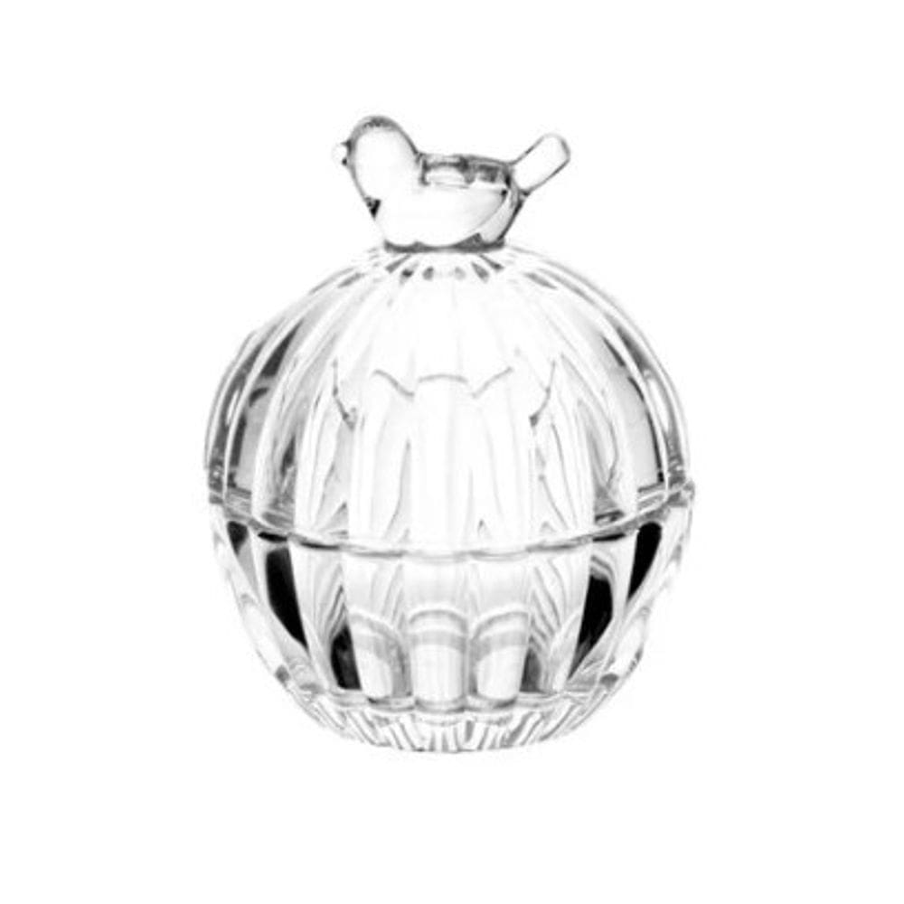 Potiche de Cristal Bird 8cm x 8cm x 9,5cm - Wolff
