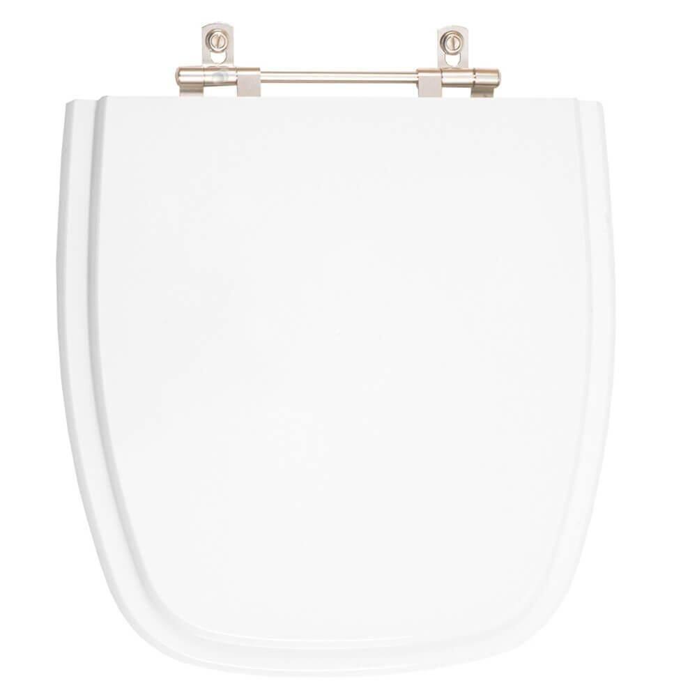 Tampa de Vaso Poliéster Savary Branco para Bacia Eternit