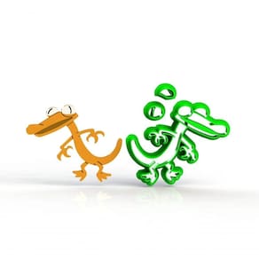 Cortador Roblox Rainbow Friends - Orange Modular Tamanho 7 Cm