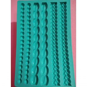 Molde Silicone Cordas Correntes Colar Pérolas