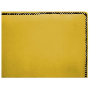 Cabeceira Casal Bali 140 Cm Cama Box Suede Amarelo