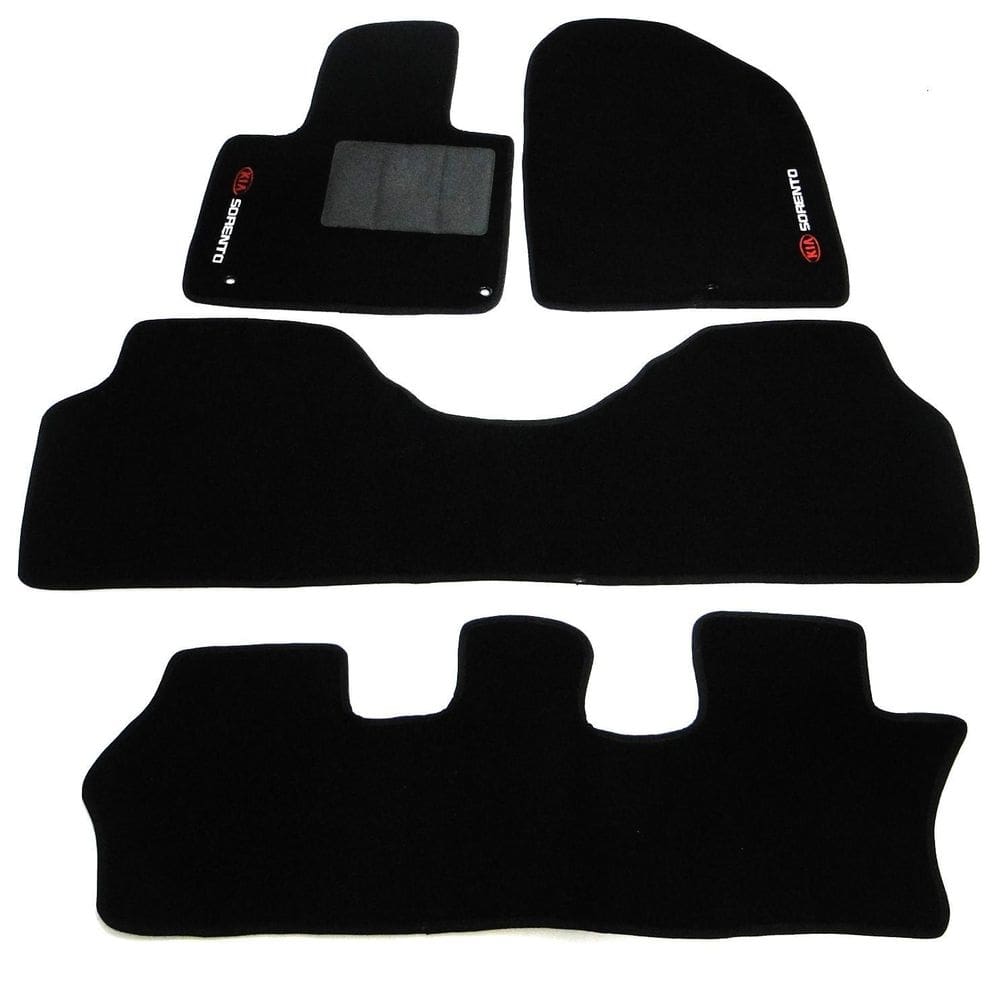 Jogo de tapete automotivo sorento 2018 em carpete forração