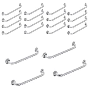Alça Barra de Apoio Banheiro 60 cm Acessibilidade Kit 20 Uni Gestante Idoso Ajuda Segurança