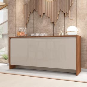 Buffet Aparador Legancy Cedro Off White 3 Portas
