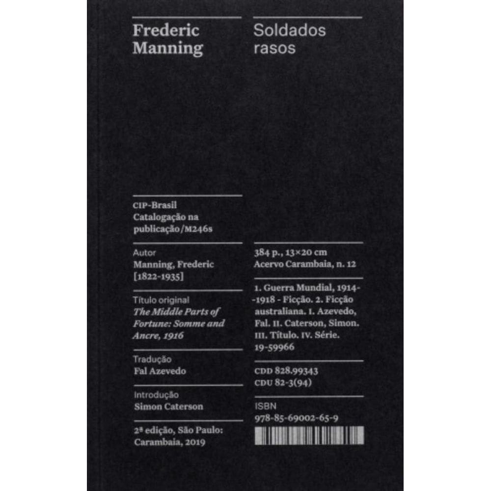 Soldados Rasos - Coleção Acervo - Vol. 12