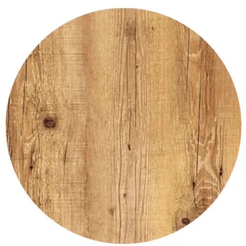 Tampo Em Mdf 18mm Redondo 70 Cm - Antiquá Cor Marrom