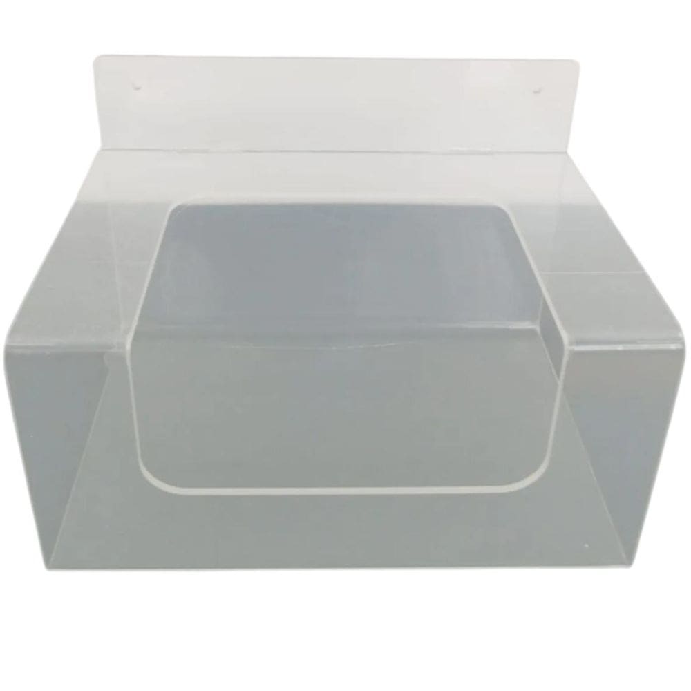 Suporte acrílico porta papel toalha banheiro lavabo cozinha