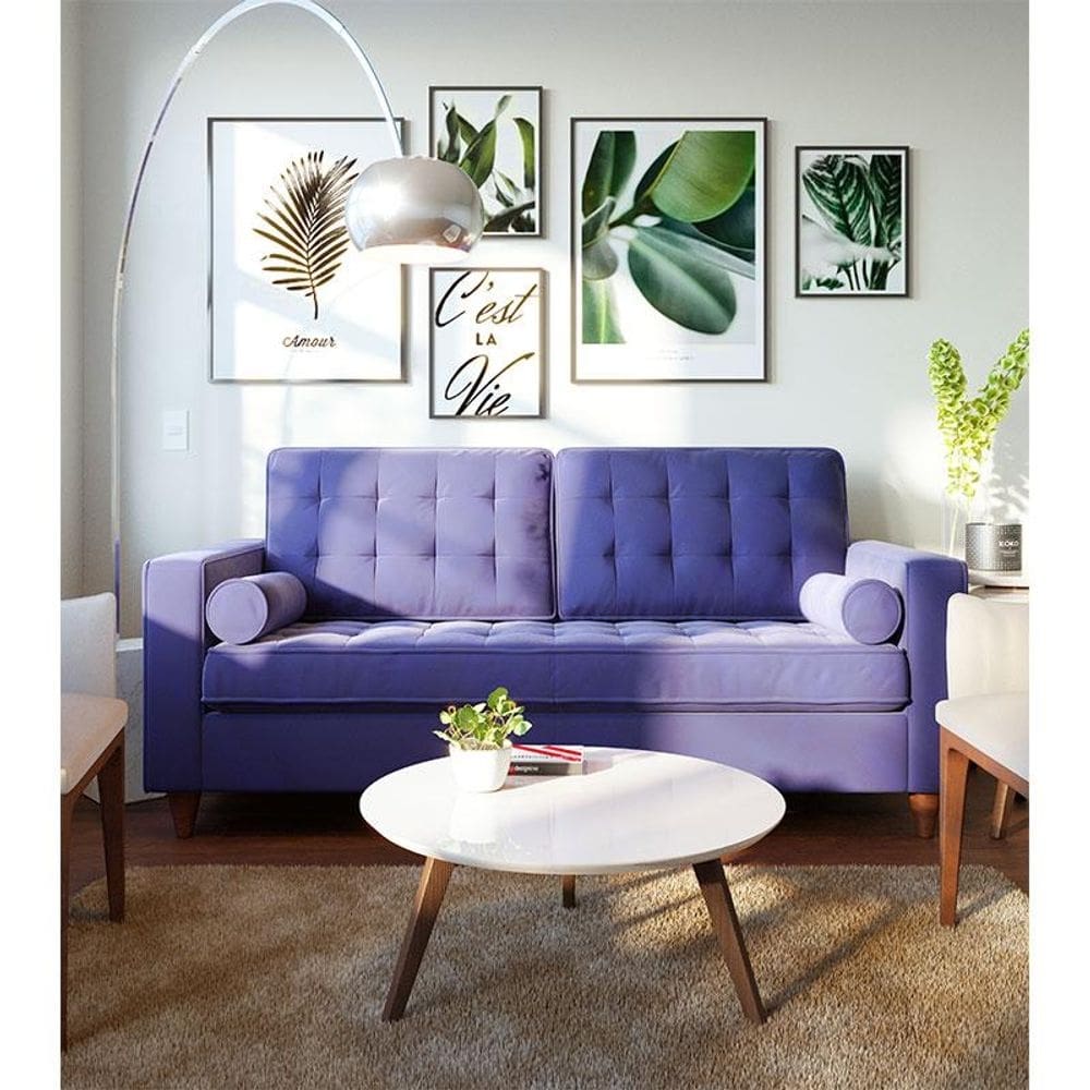 Mesa de Centro Ambiente Classic Redonda Off White - Imcal