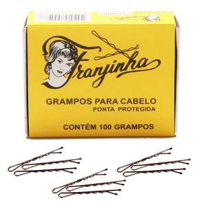 Grampo de cabelo para penteados nº5 presilha caixa 500 unid