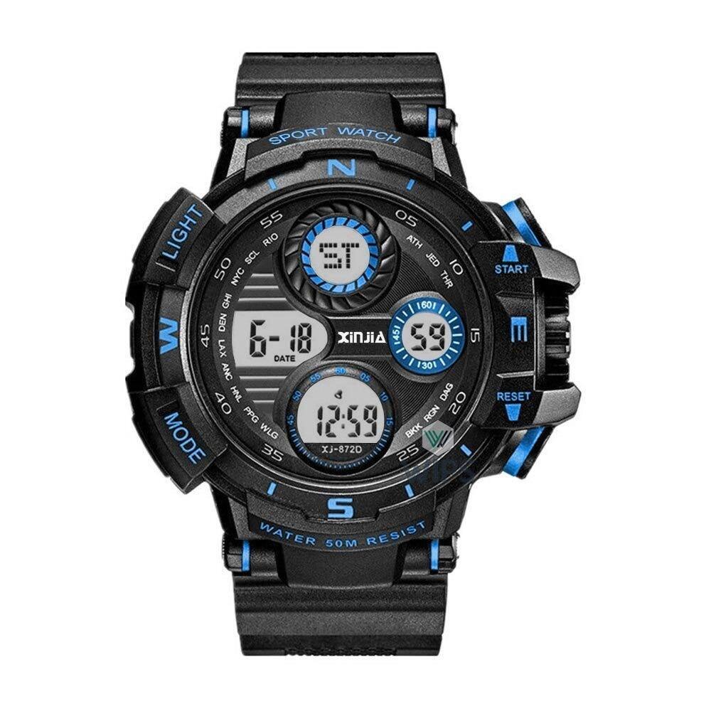 Relógio masculino esportivo xinjia xj-872d digital