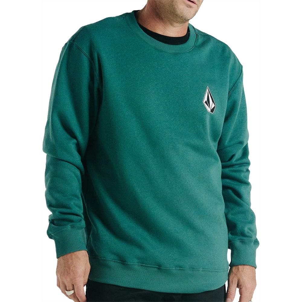 Moletom Volcom Careca Iconic Stone WT24 Masculini Verde