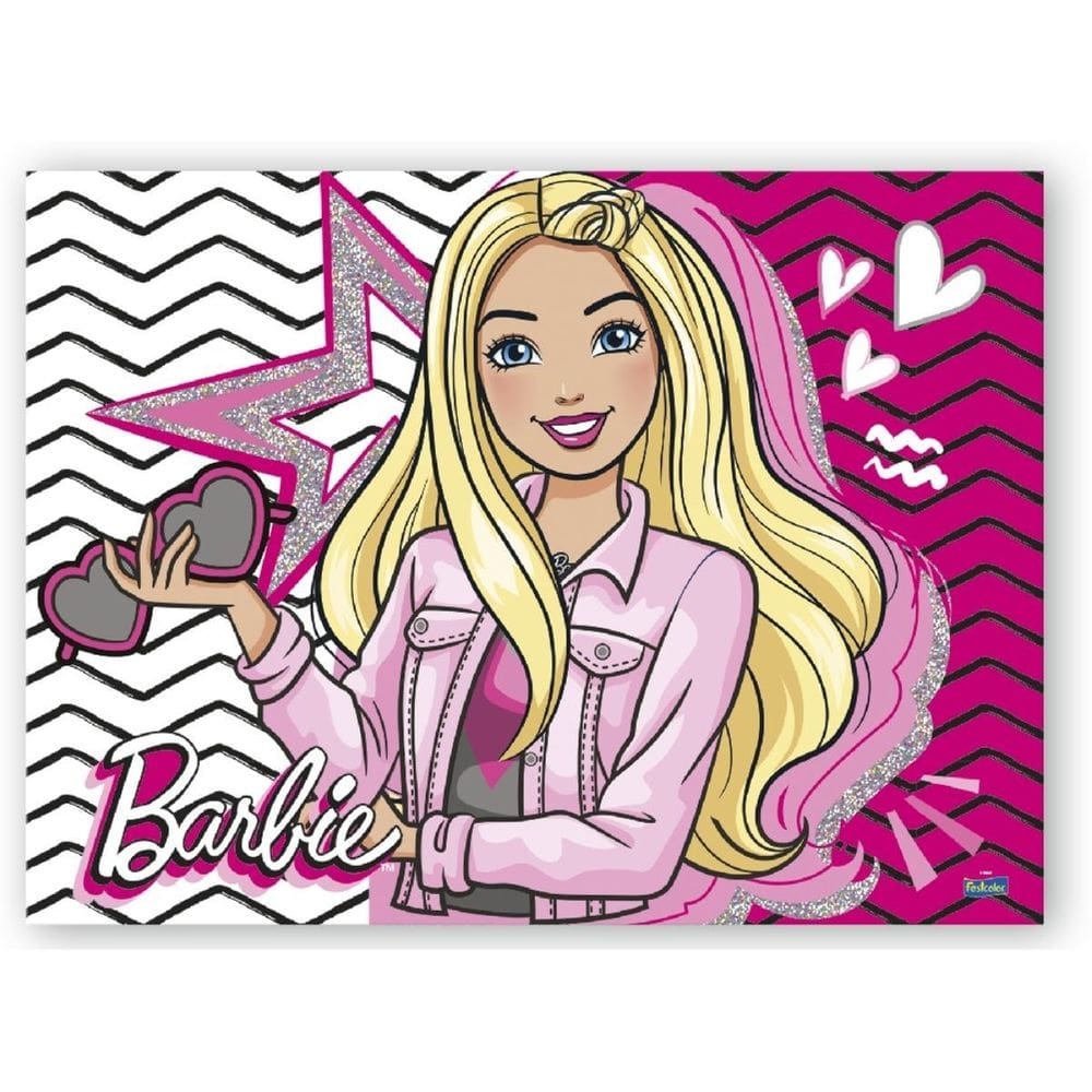 Painel barbie aniversário decoração decorativo 1,03x1,40m