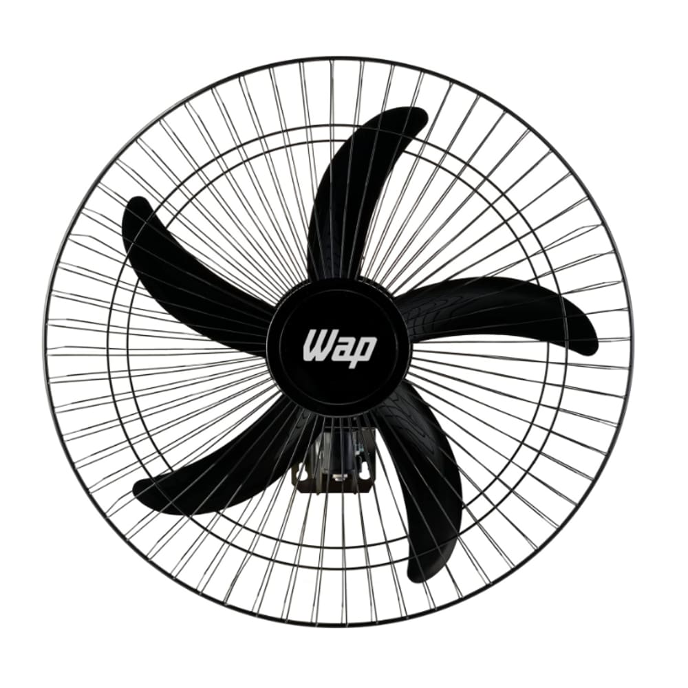 Ventilador Parede Rajada Pro 60 Turbo Preto 5 Pás - Wap