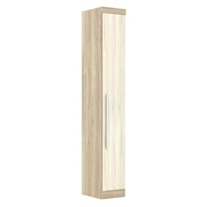 Guarda Roupa Modulado 1 Porta 189 Master Avelã Rústico/Ártico Rústico - Eucamóveis