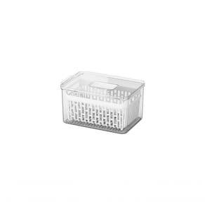 Organizador Com Cesto 6 L Para Geladeira Plástico Caixa Organizadora Empilhável