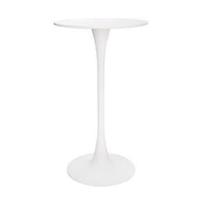 Mesa Bistrô Saarinen Tulipa Redonda Branca 60cm Waw Design
