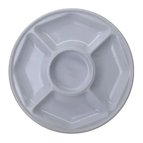 Petisqueira Em Melamina Branca 26 Cm Fratelli (4 Cavidades)