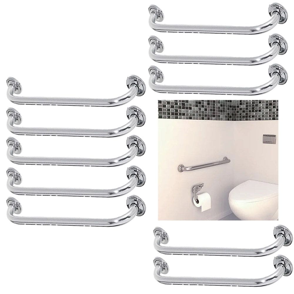 Alça Apoio 60cm Acessivel Kit 10 Uni Gestante Idoso Segurança Banheiro Box