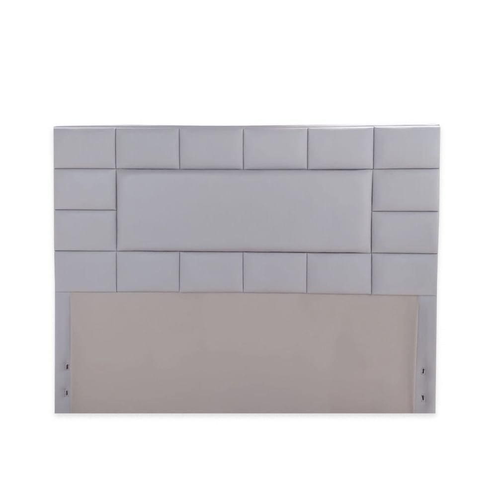 Cabeceira / Painel Londres  Corino Branco - 138x70