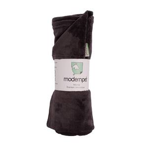 Manta para cachorro pets tecido microfibra cinza