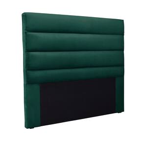 Cabeceira Cama Box Solteiro 90 cm Arles Veludo Verde S04 - D`Rossi