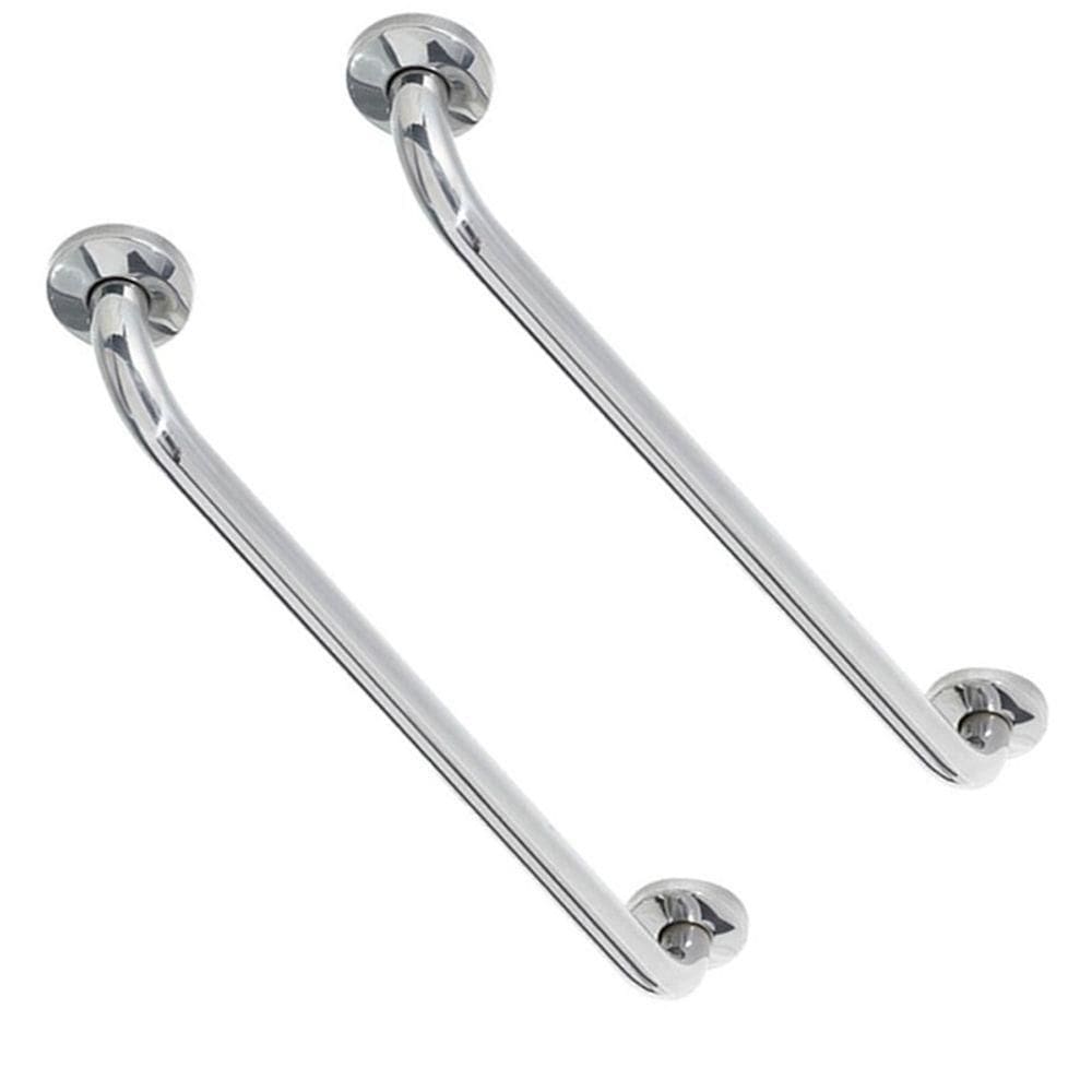 Alça Apoio Inox Barra 60Cm Kit 2 Uni Acessibilidade Banheiro