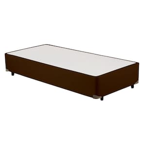 Cama Box SOLTEIRO Corano Marrom - 078x188