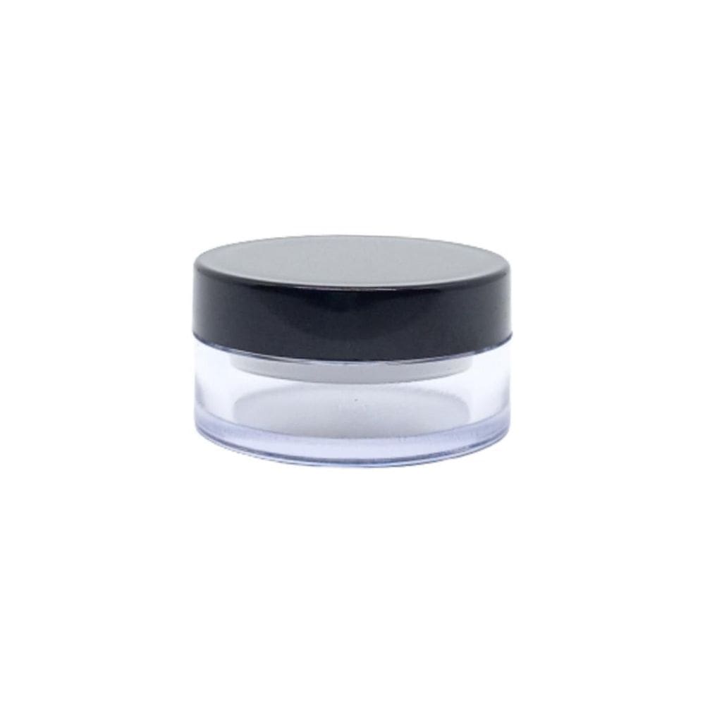 Potinho 10g plástico sombras pomadas cremes c peneira 25und