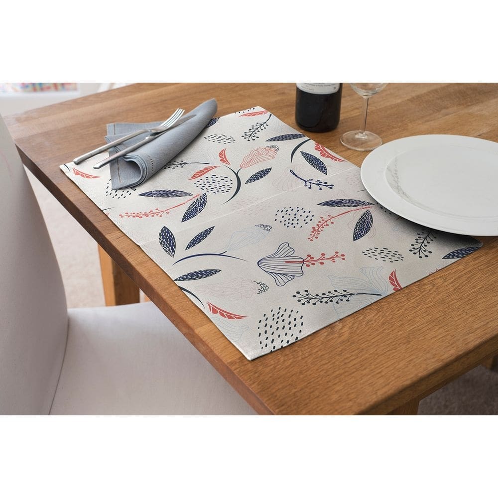 Jogo Americano Retangular 4 Lugares - Mesa Posta G00018