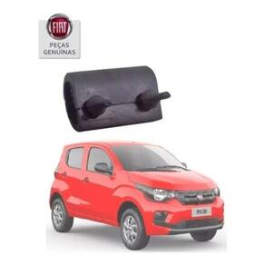 Par batente tampao traseiro porta malas fiat novo uno 2pcs