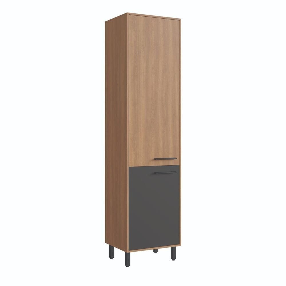 Paneleiro Simples 2 Portas 55cm Havana Rovere / Grafite