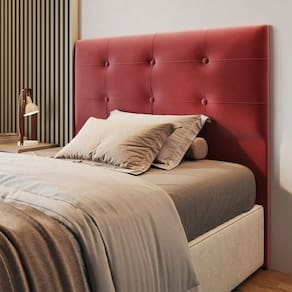Cabeceira Casal 140 Cm Pop Londres Bordô