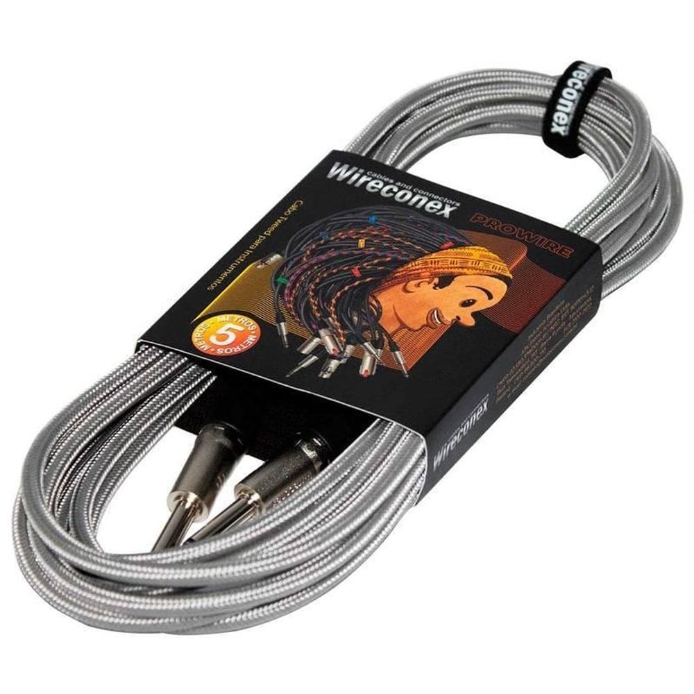 Cabo Instrumentos P10 Tweed Wci-Sv 03 3 Metros Prata Wirec
