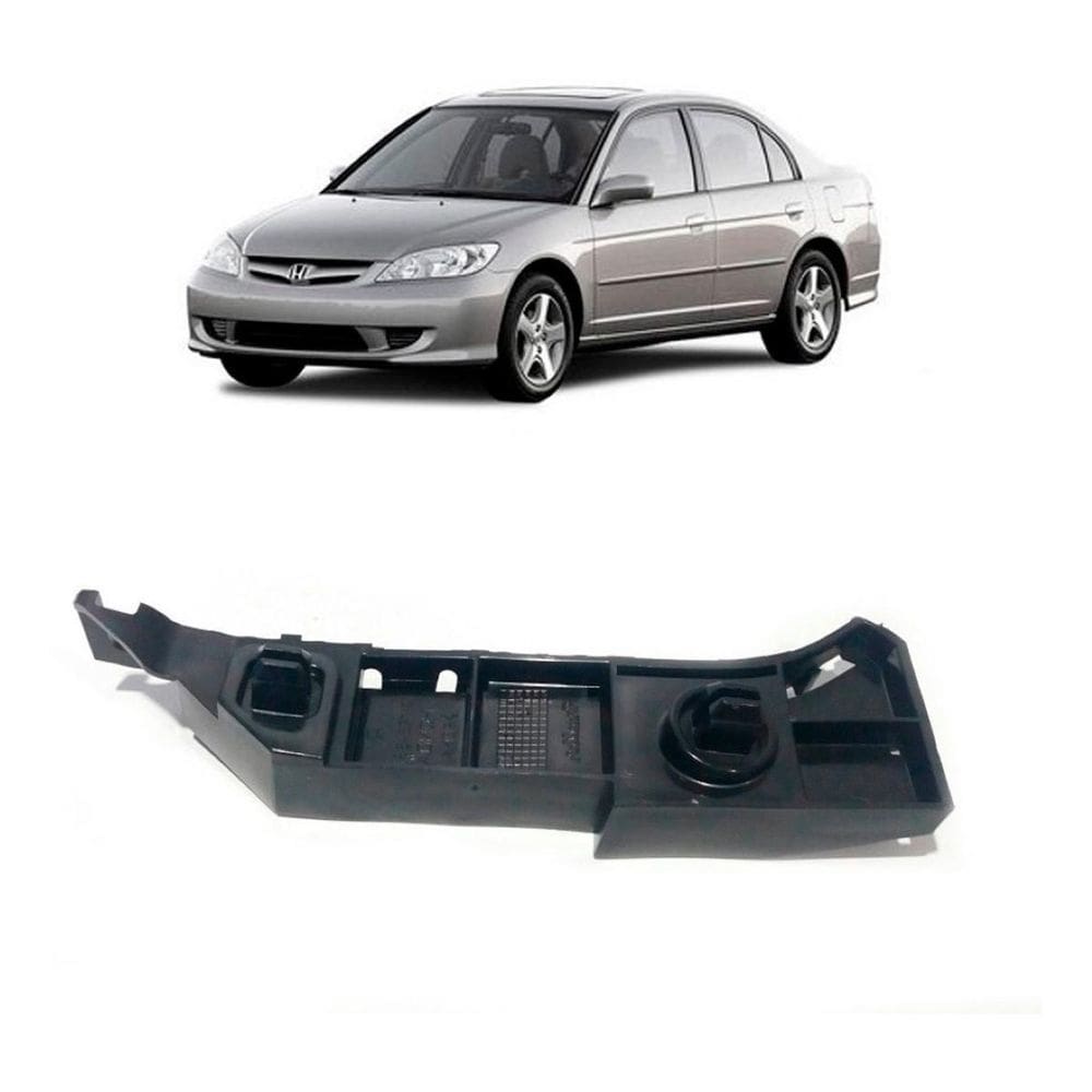 Suporte guia parachoque dianteiro honda civic 2003 2004 2005