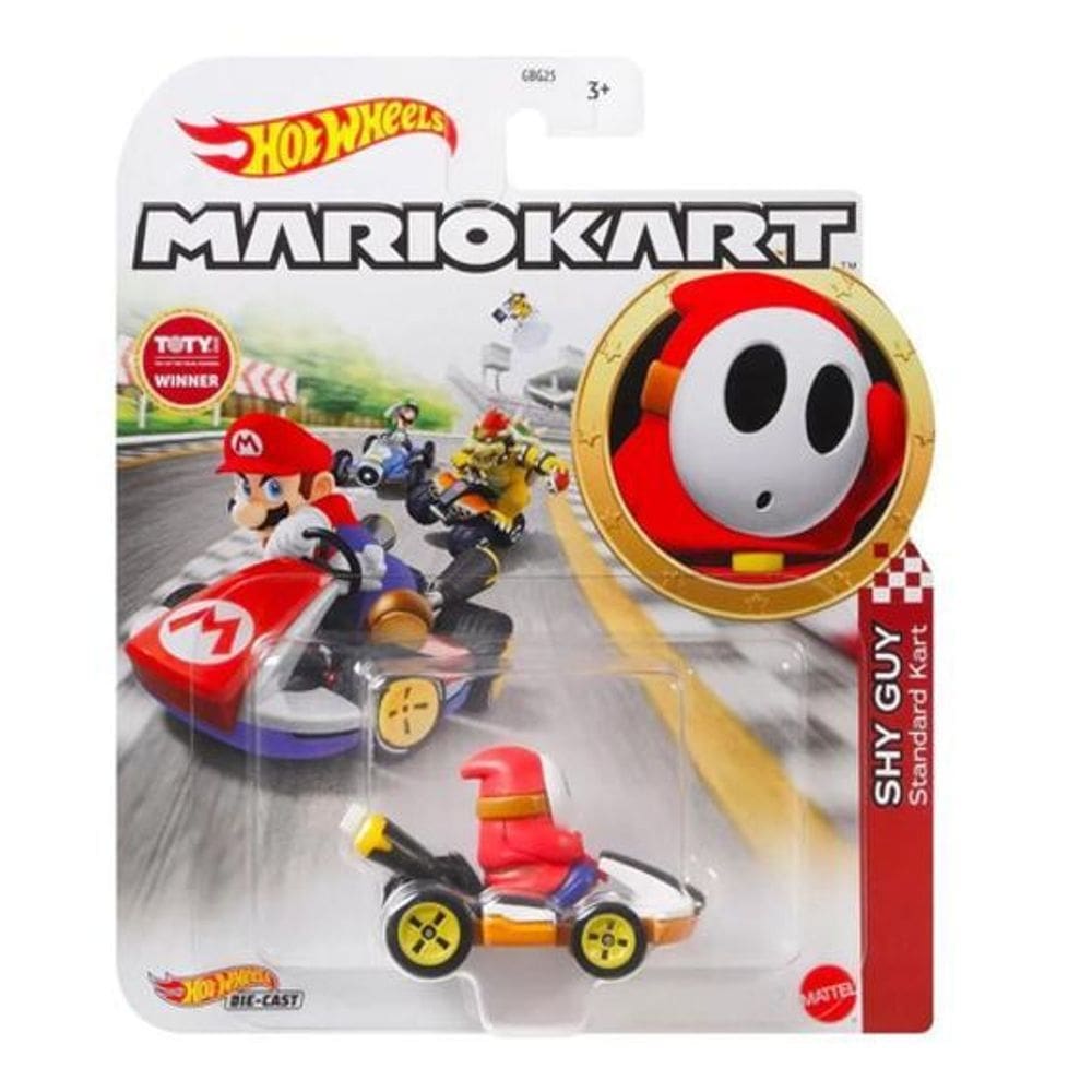 Hot wheels mario kart shy guy standard kart grn25