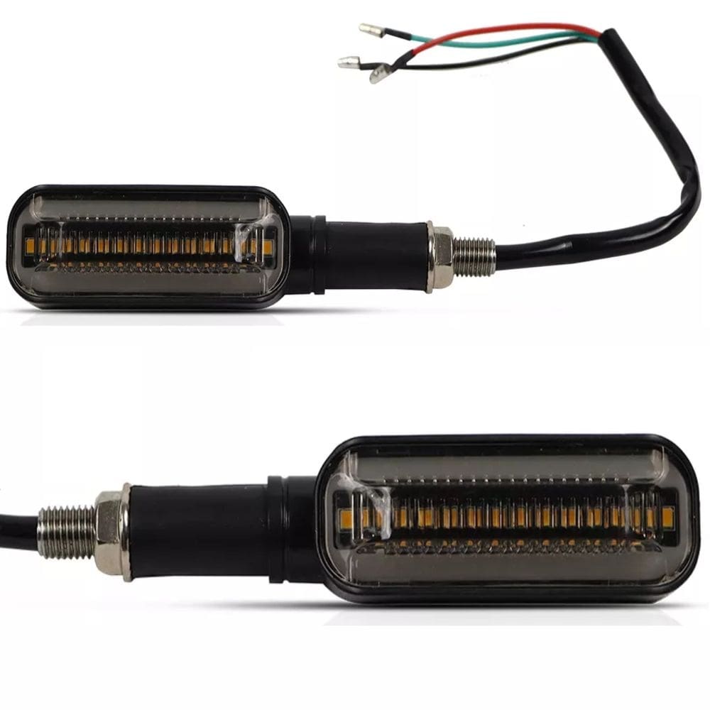 Par de Setas Led Com DRL Moto Lux Led Universal 5W 9/36V