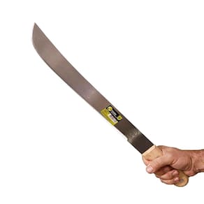 Facão para mato 18 cabo madeira fulltang inox 59cm fazenda