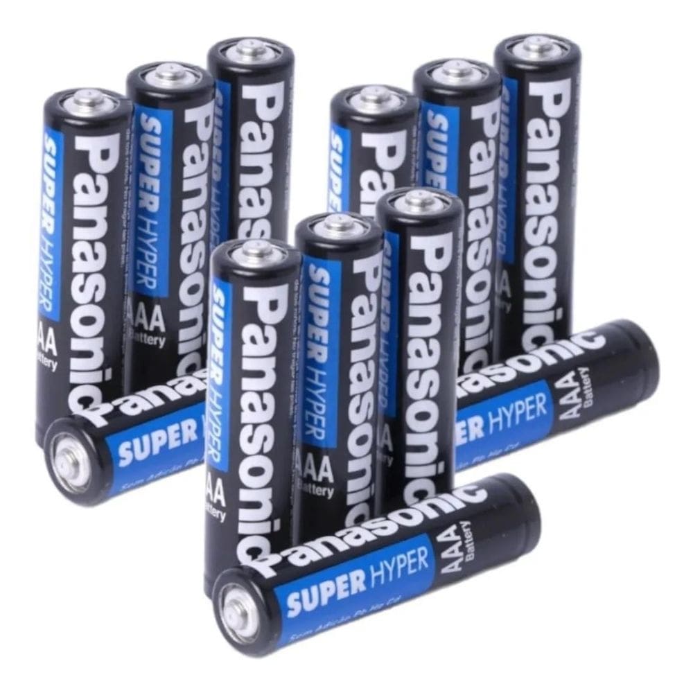 Pilha palito aaa 12un + aa 12un panasonic comum kit
