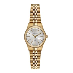 Relógio Seculus Feminino Ref: 44193Lpsvda1 Clássico Aço
