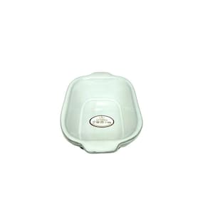 Mini assadeira refratária porcelana branco 250ml la faenza