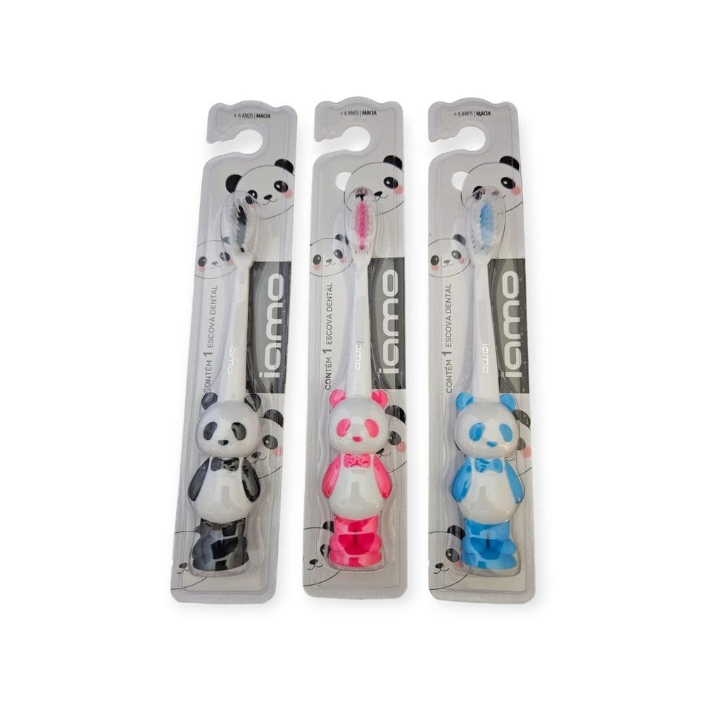 Kit 12 unidades dentes infantil macia escova dental atacado