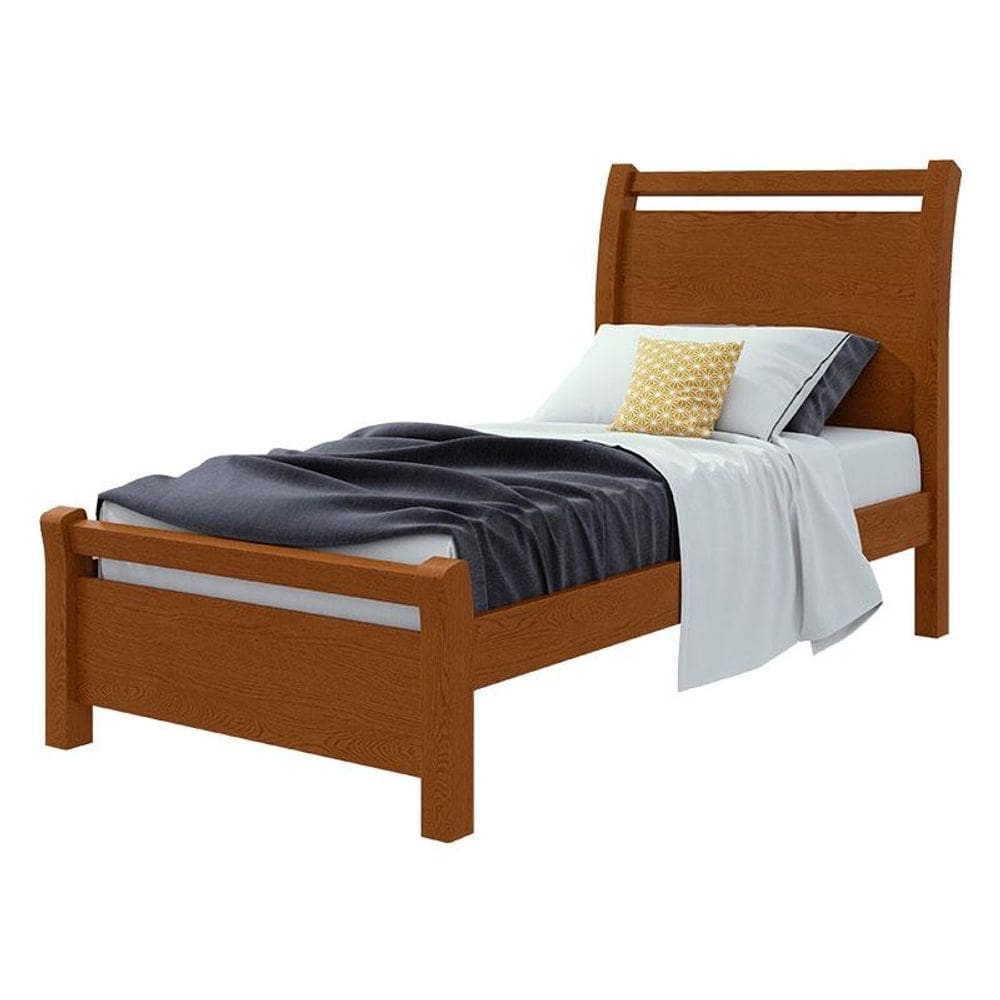Cama Solteiro Reali 90 Frassino - Lopas