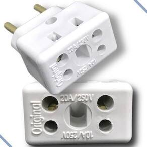 Adaptador de tomada 10a/20a 250v