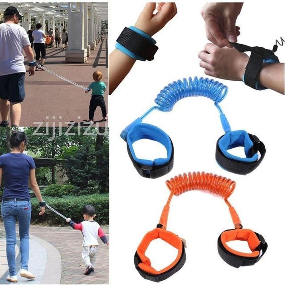 Pulseira guia passeio seguro infantil criança antiperda cor